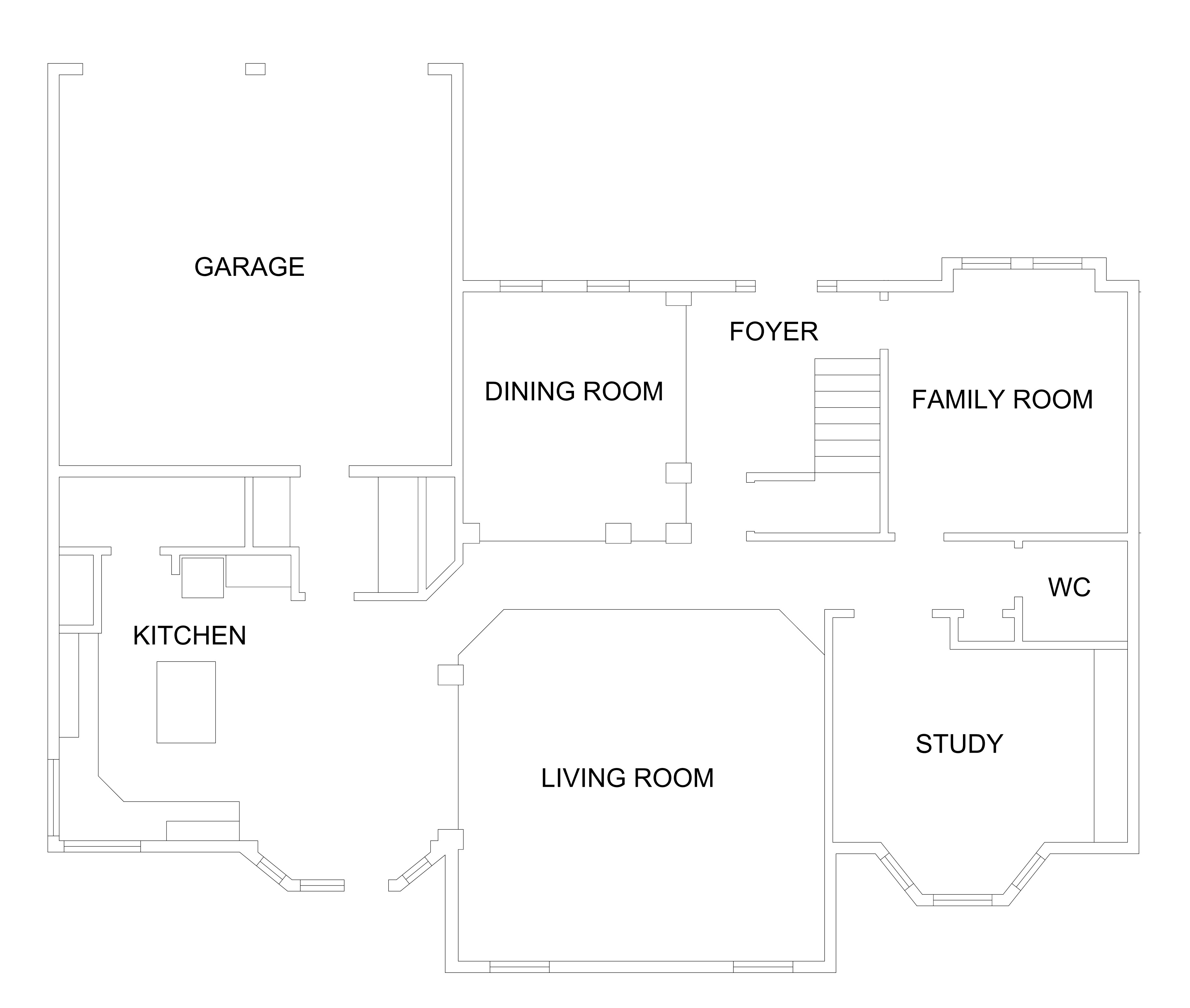 First floor floorplan