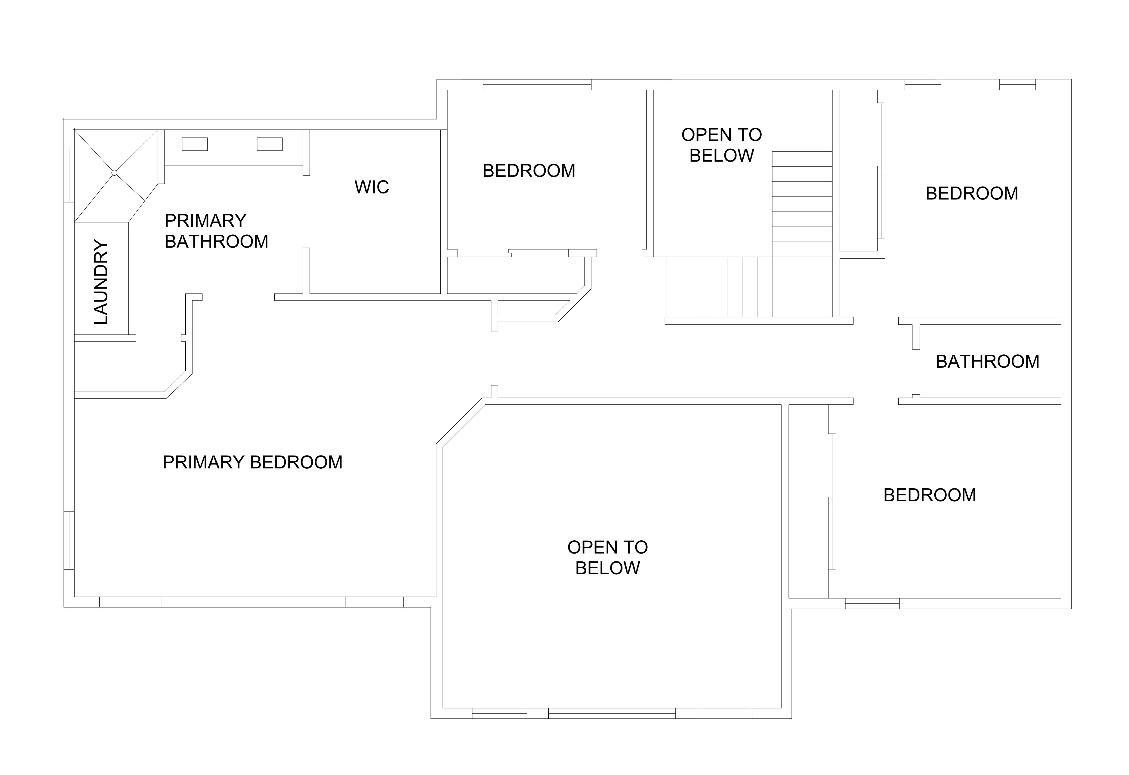 Second floor floorplan